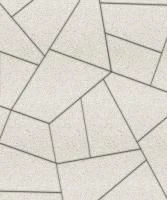 Тротуарная плитка Мозаика, 80 мм, белый