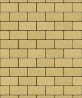 Тротуарная плитка Прямоугольник 200х100х60 мм, желтый