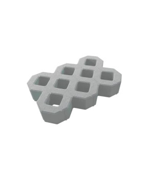 Газонная решетка, 80 мм, серый