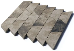 Тротуарная плитка Трапеция, 80 мм, Старый замок