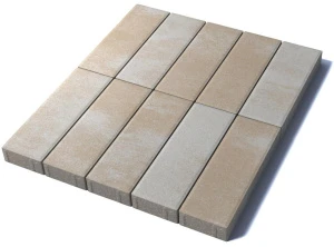 Тротуарная плитка Паркет 600х200х80 мм, Степняк