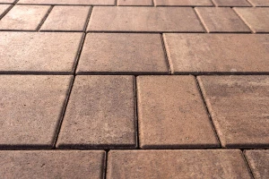 Купите тротуарную плитку Б.1.Фсм.6 гладкий листопад (бело-бежево-коричневый) Хаски