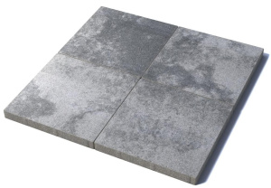 Тротуарная плитка Квадрат 500х500х60 мм, Антрацит