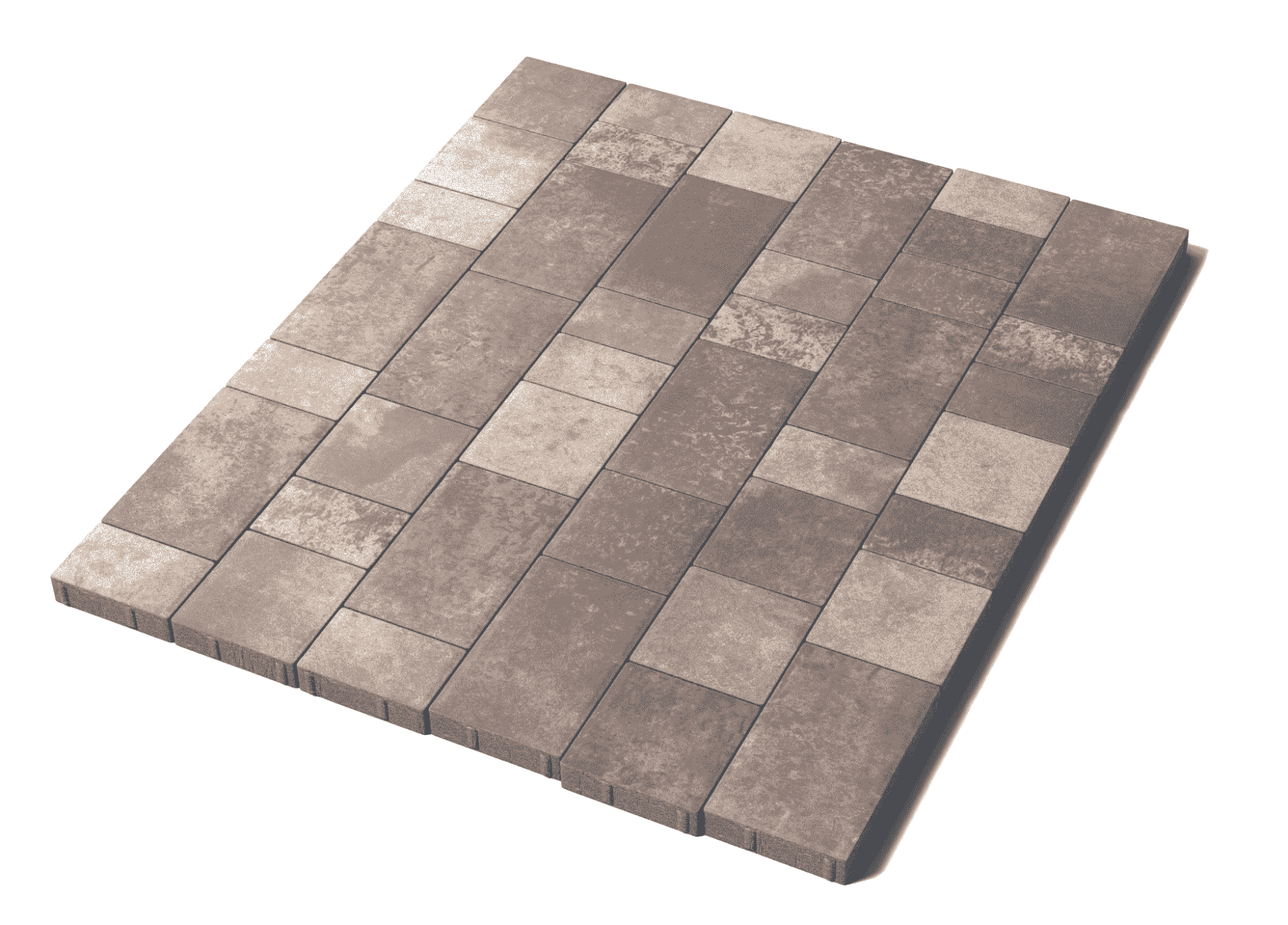 Тротуарная плитка Старый город, 40 мм, Хаски