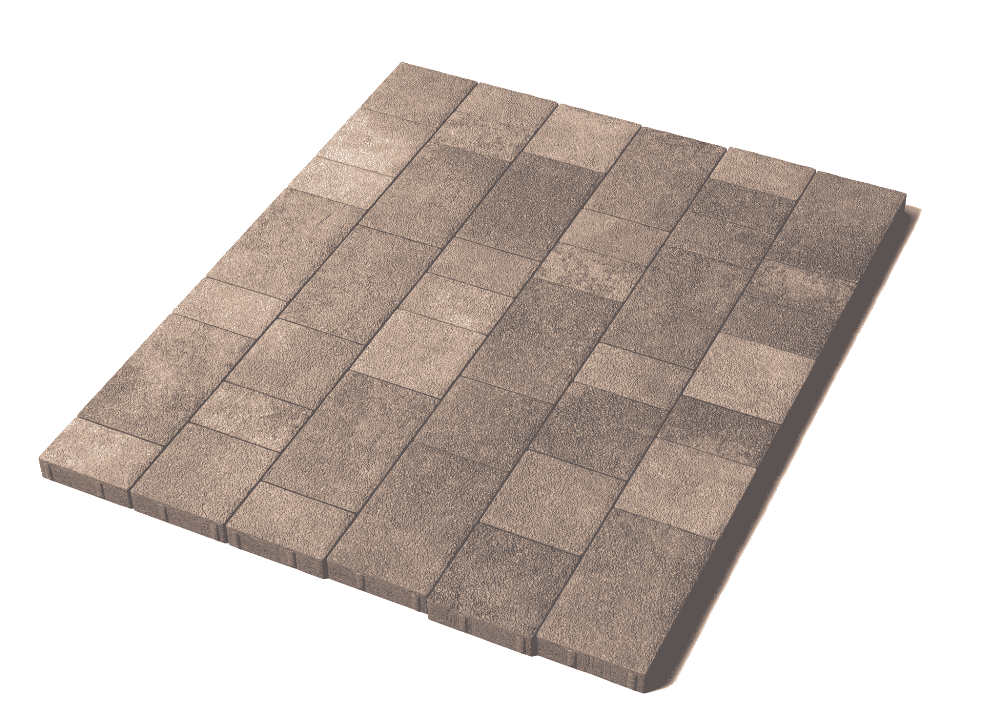 Тротуарная плитка Старый город, 40 мм, гранит, Хаски