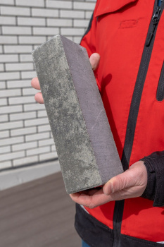 Облицовочный порядовочный вибропрессованный кирпич, Шунгит