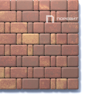 Тротуарная плитка Классико Б.1.КО.6 гладкий листопад, осень